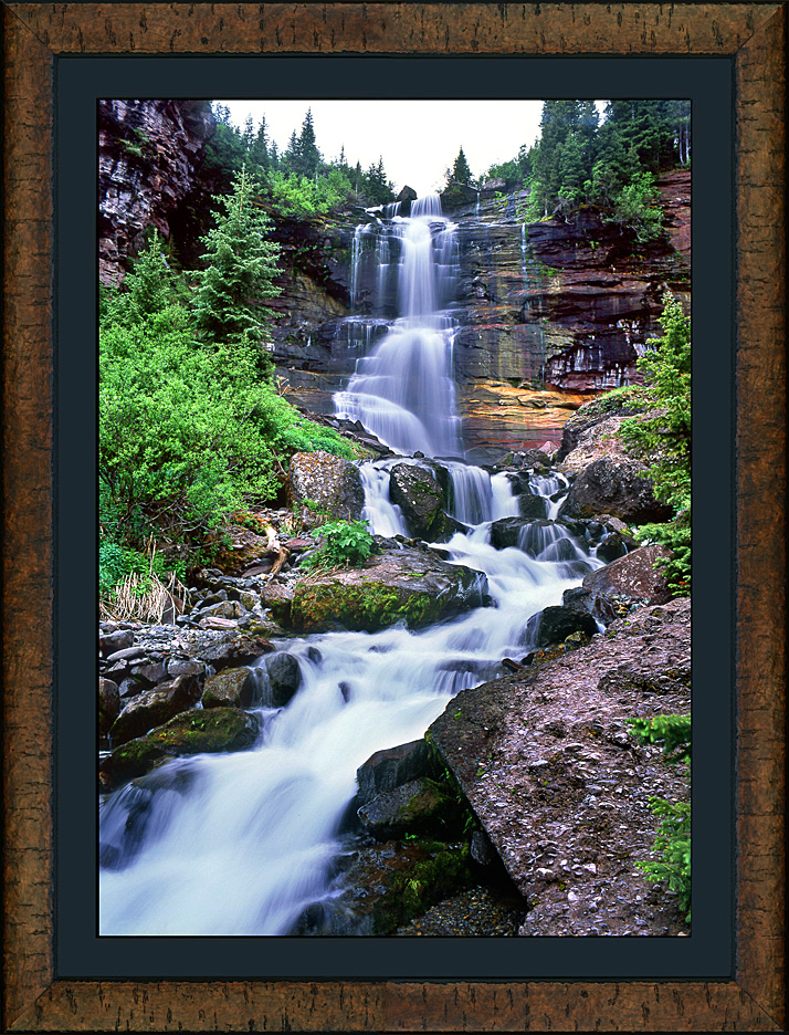 framed bear creek falls