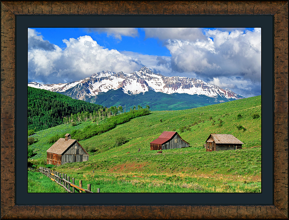 framed high country spring