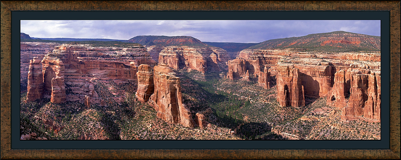 framed pan canyon confluence