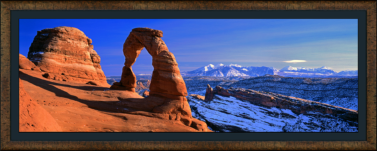 framed pan delicate arch