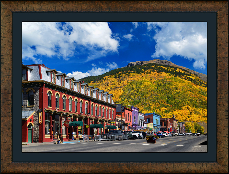 framed autumn in silverton