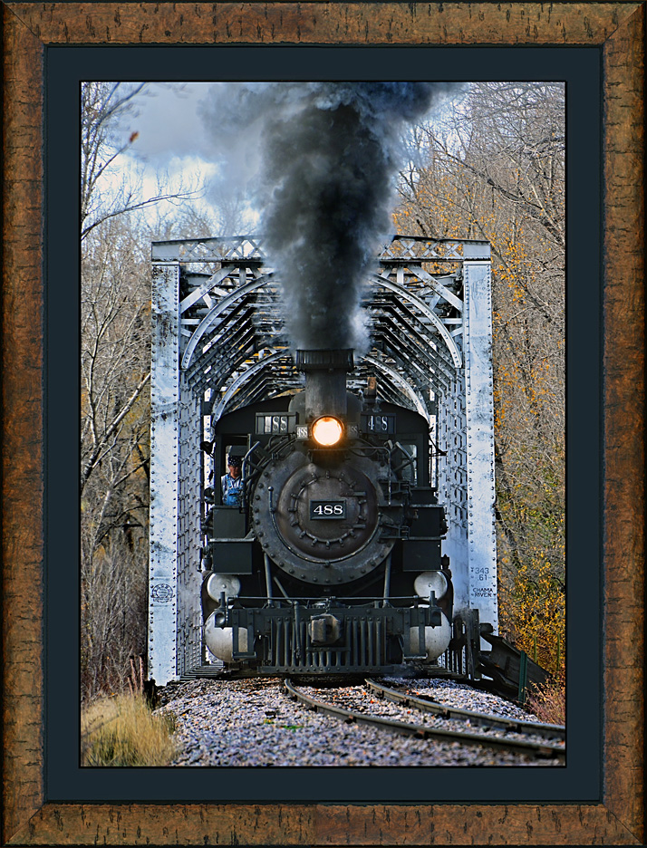 framed crossing the chama