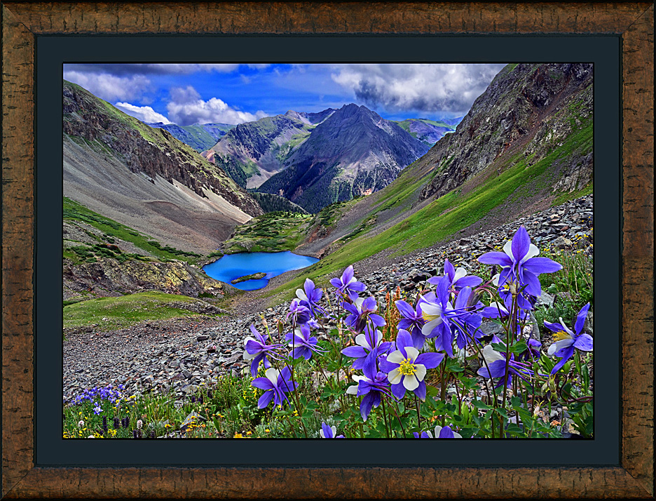 Framed Hematite Basin