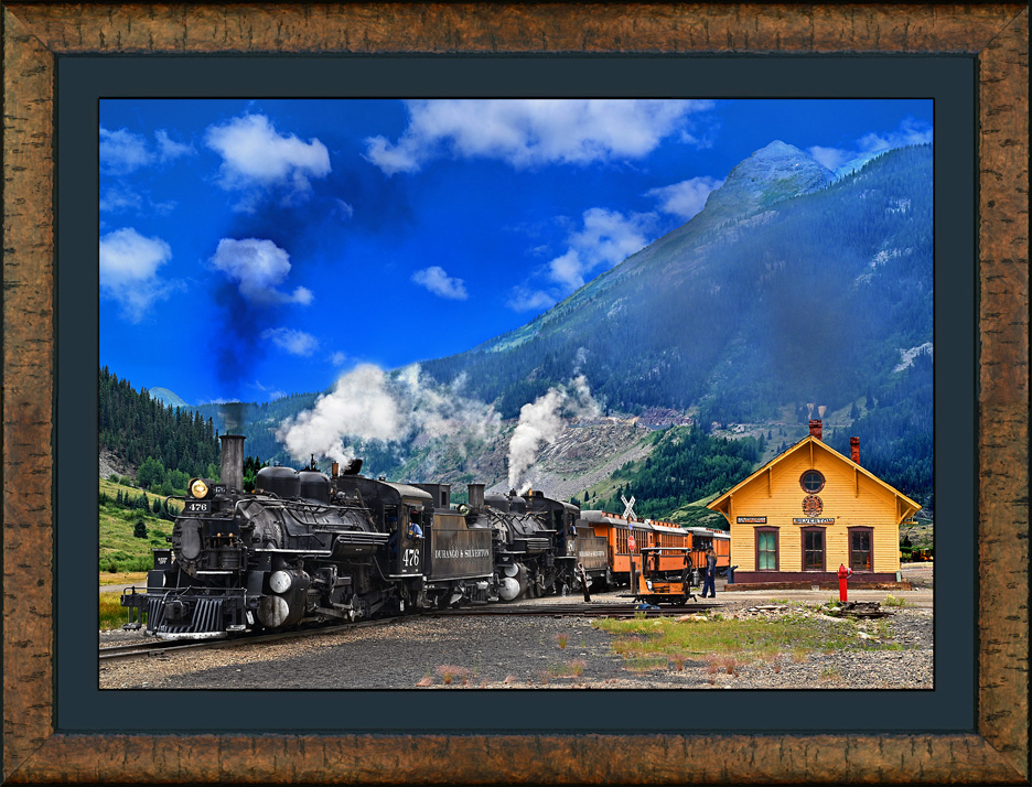 framed silverton station