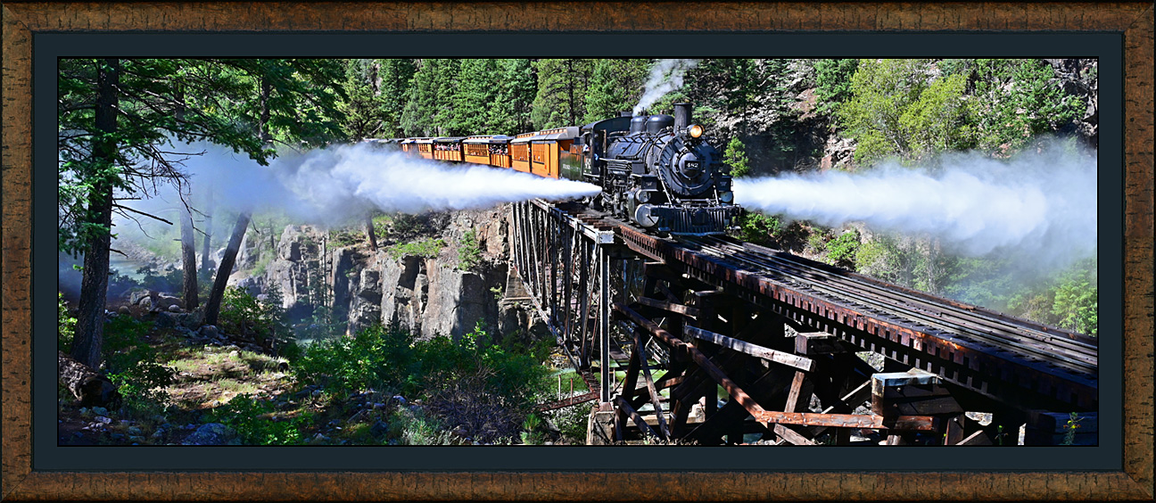 framed blowing off steam