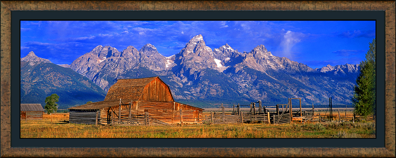 framed historic wyoming